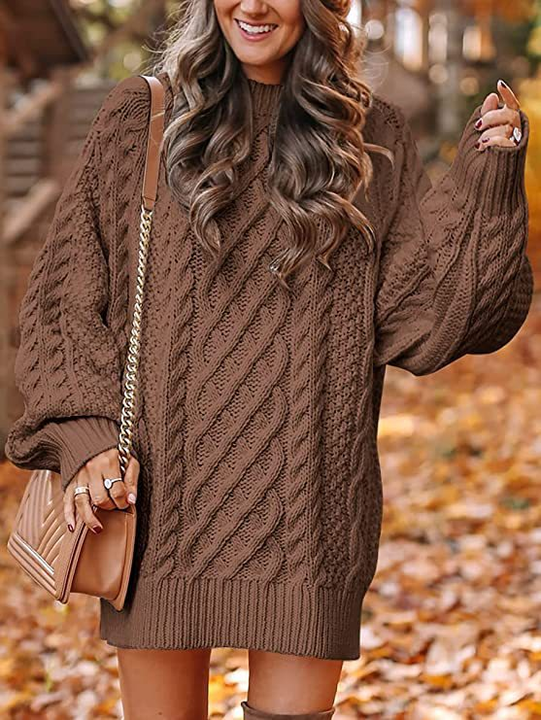 Chloé – Twisted Knit Sweater Dress
