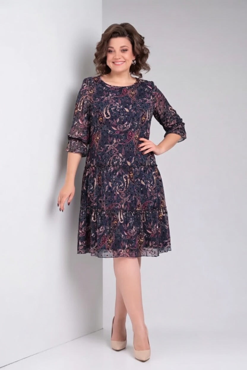 Oriane™ — Elegant Floral Dress with a Timeless Style