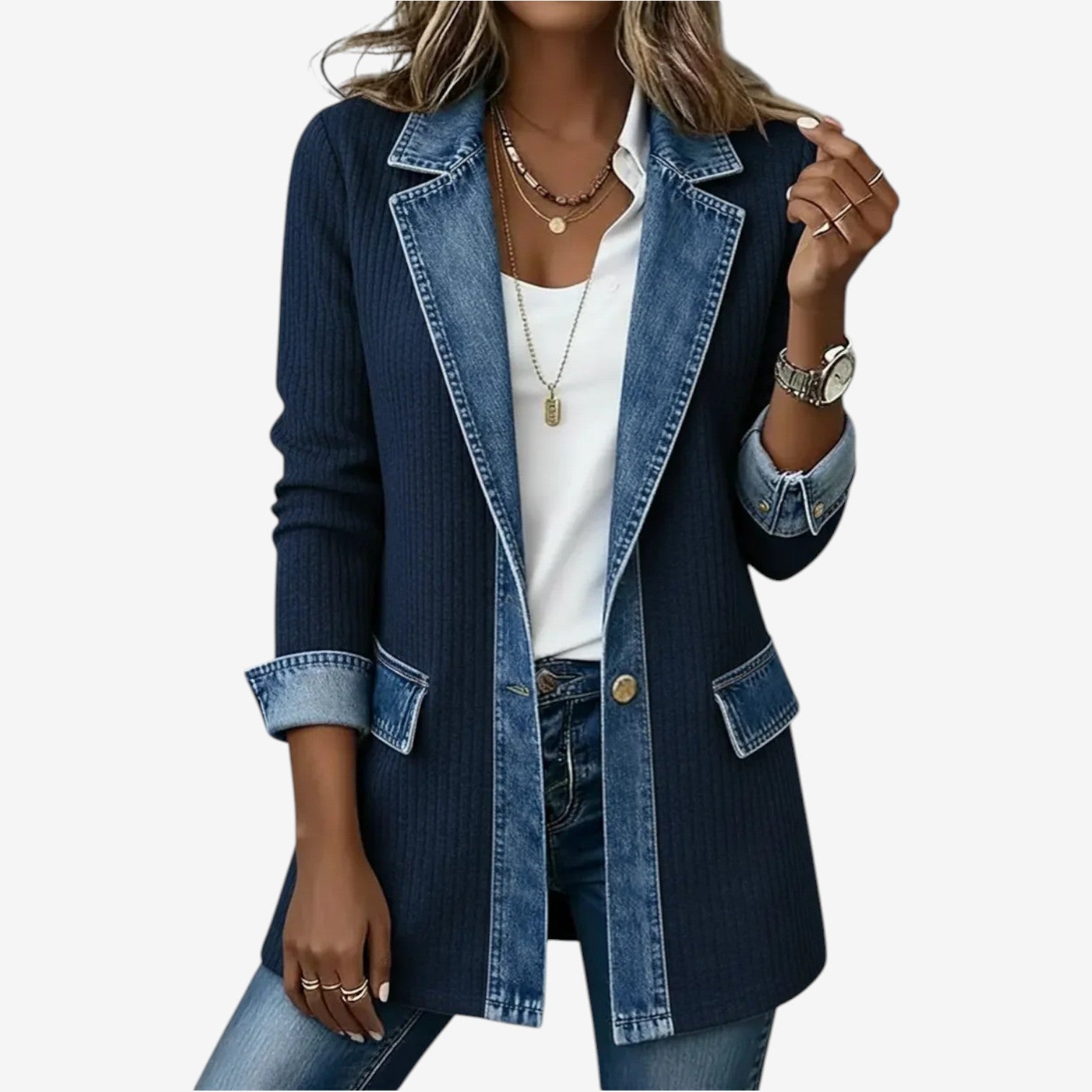 Emilia™ | Denim Blend Jacket