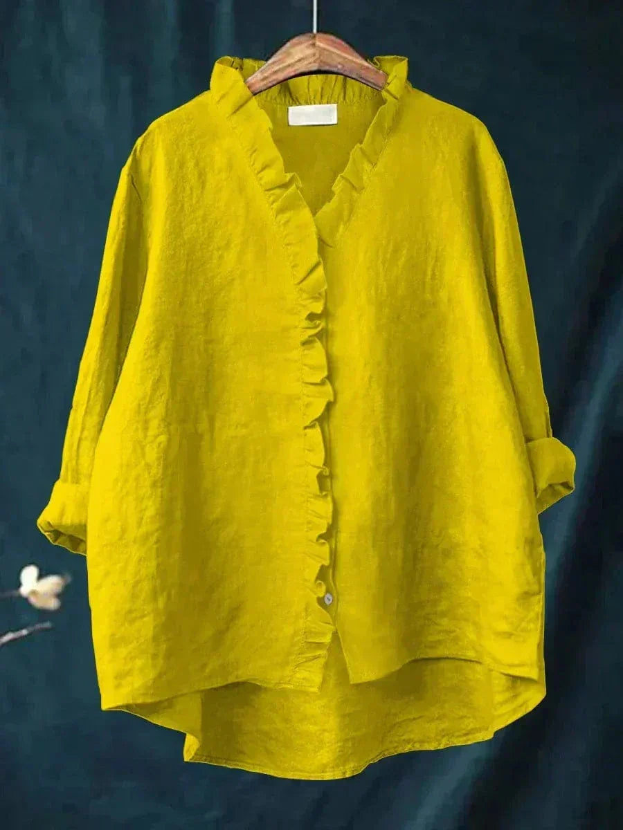 Eline | Elegant Summer Linen Blouse