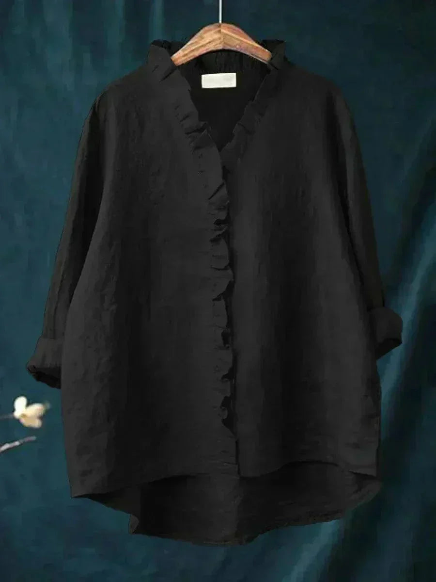 Eline | Elegant Summer Linen Blouse