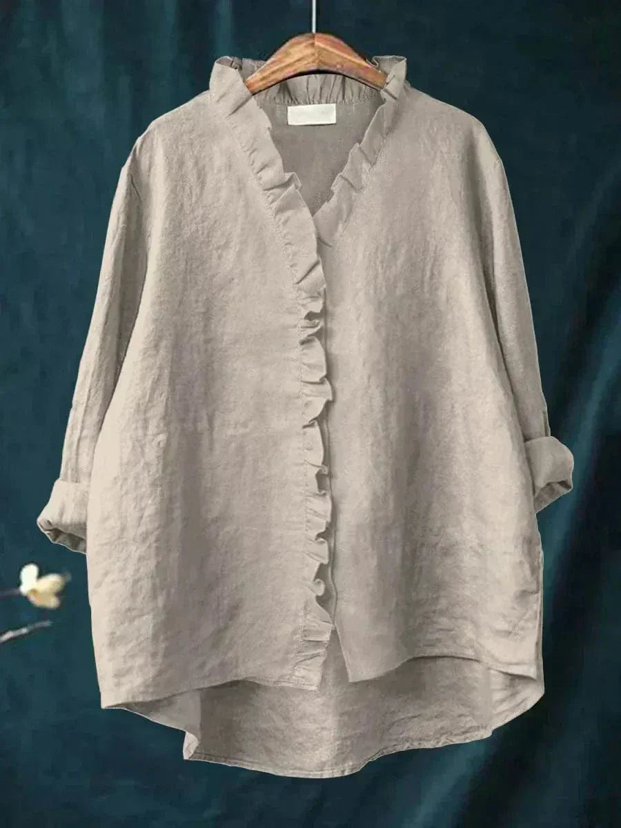 Eline | Elegant Summer Linen Blouse