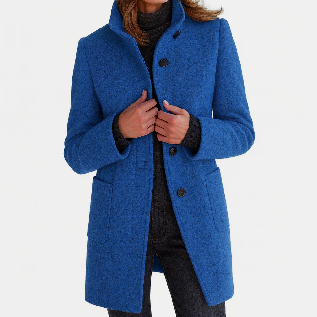 Valentina - Women's Comfortable Jacket with High Collar