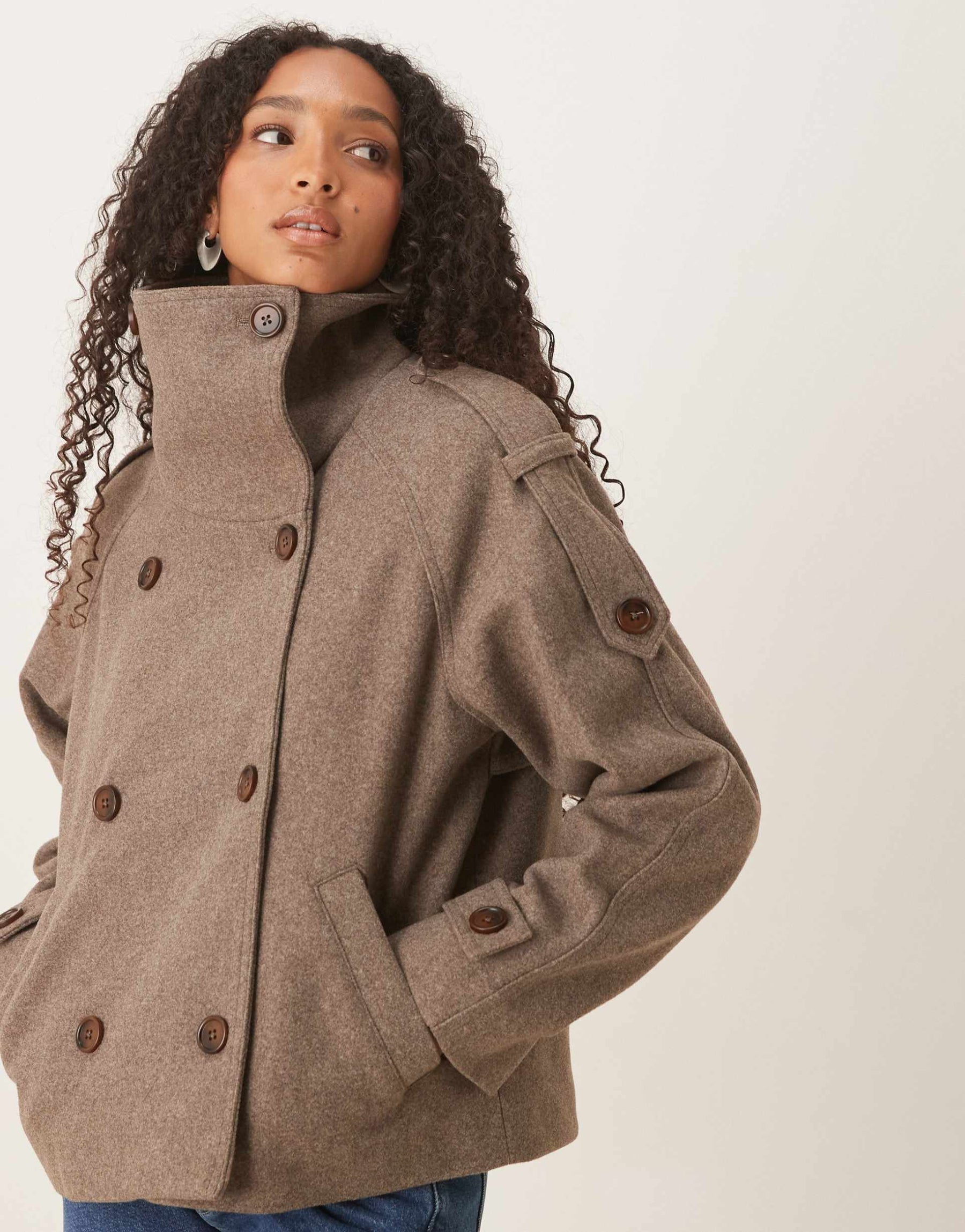 Rimi™ | Citylight Cropped Trench Coat