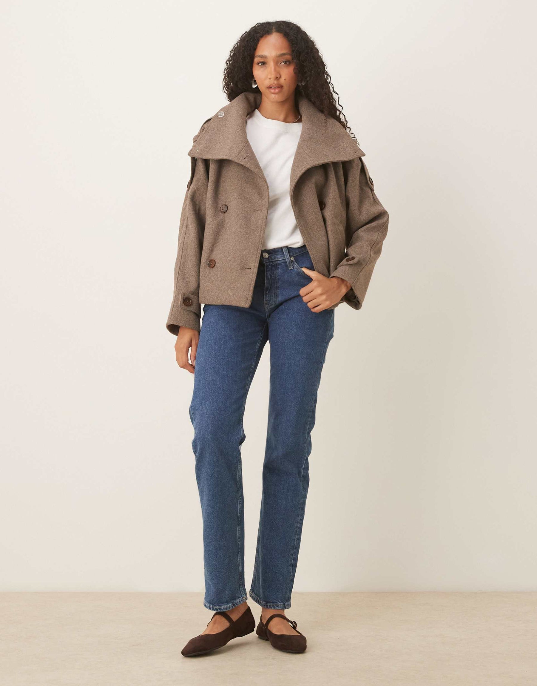 Rimi™ | Citylight Cropped Trench Coat