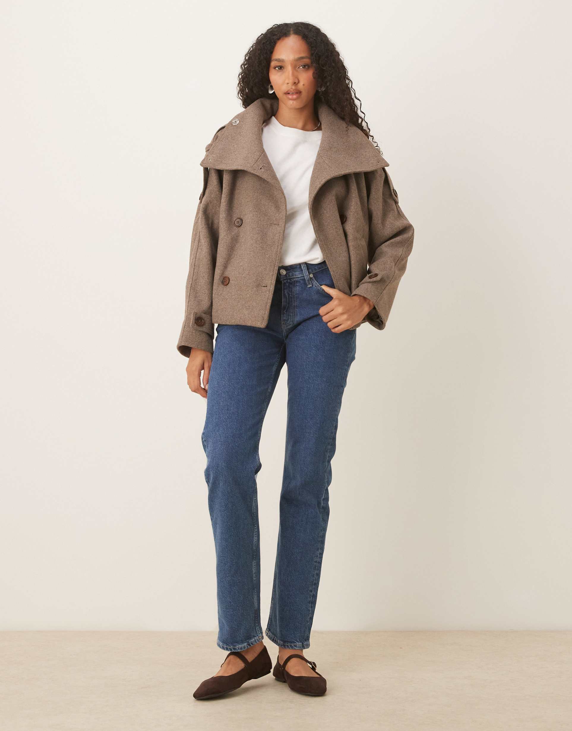 Rimi™ | Citylight Cropped Trench Coat