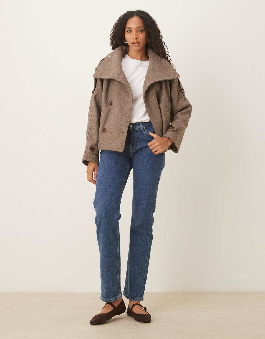 Rimi™ | Citylight Cropped Trench Coat