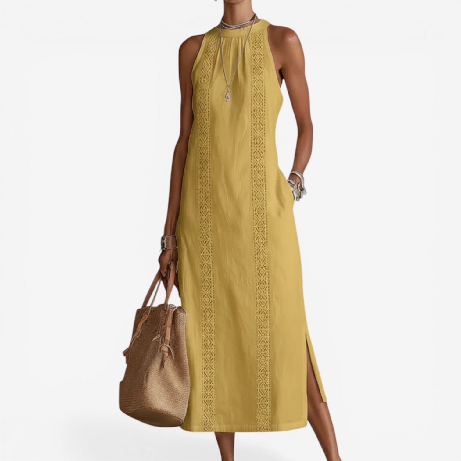 Althea™ Minimalist Midi Dress