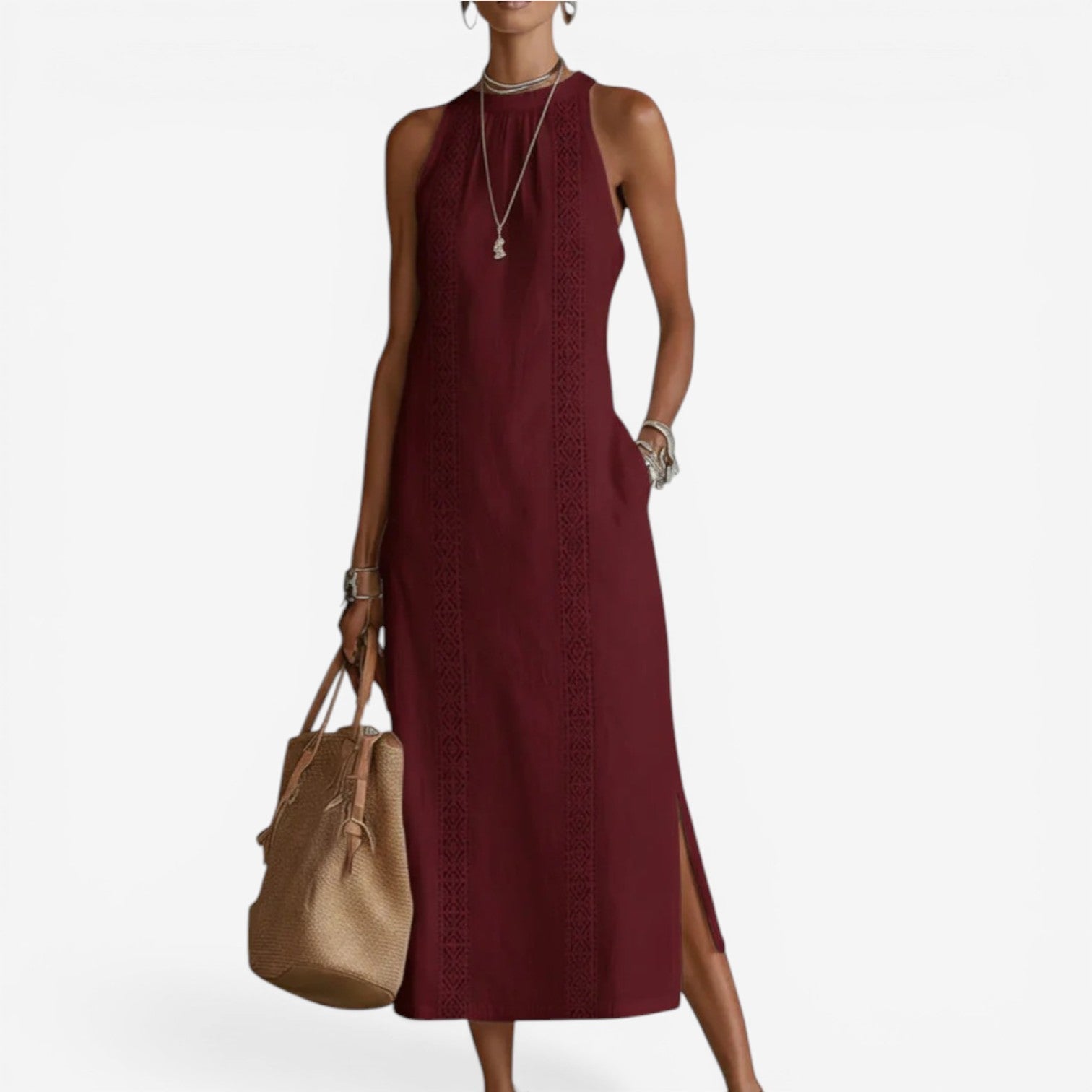 Althea™ Minimalist Midi Dress