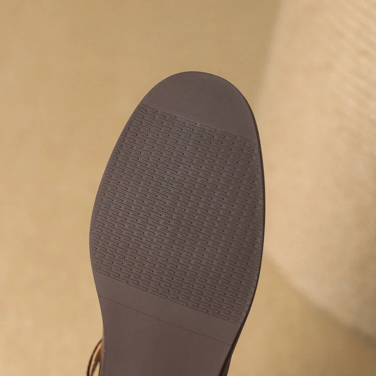 Ruelle Leather Mary Janes