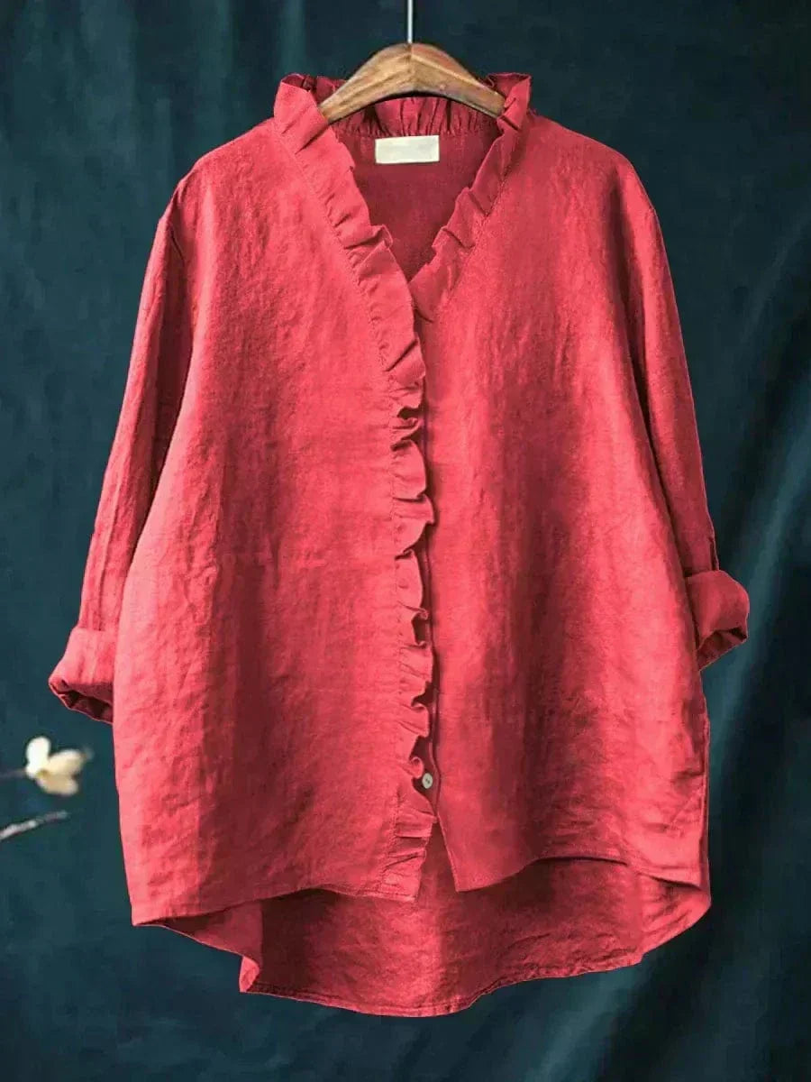 Eline | Elegant Summer Linen Blouse