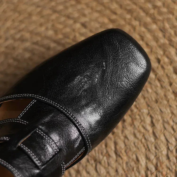 Maréa Genuine Leather Mules