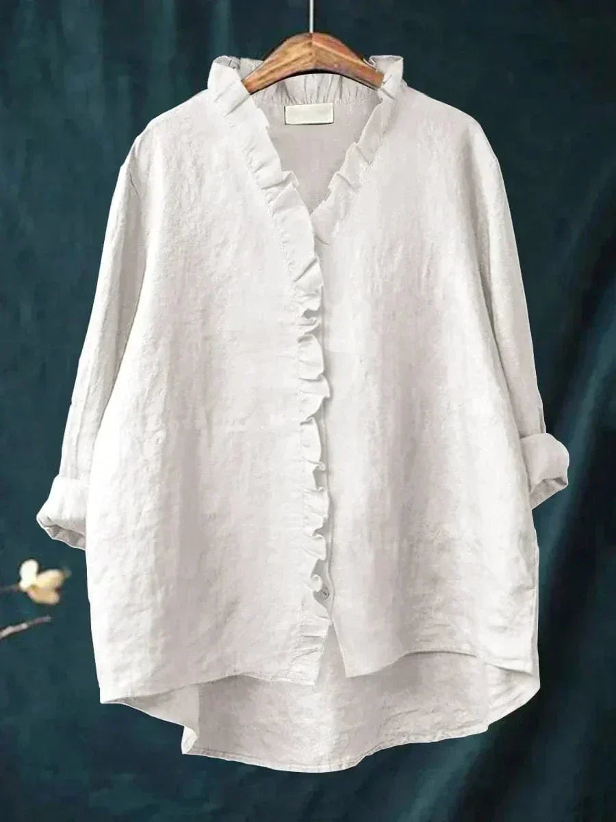 Eline | Elegant Summer Linen Blouse