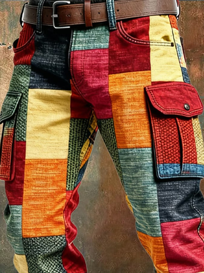 Noa™ | Patchwork Cargo Pants