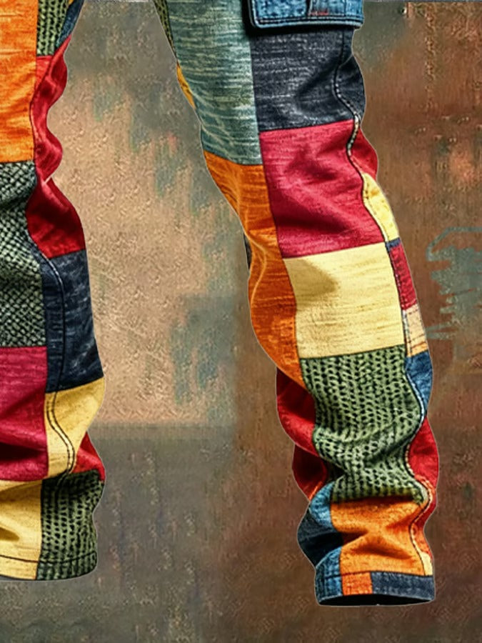 Noa™ | Patchwork Cargo Pants