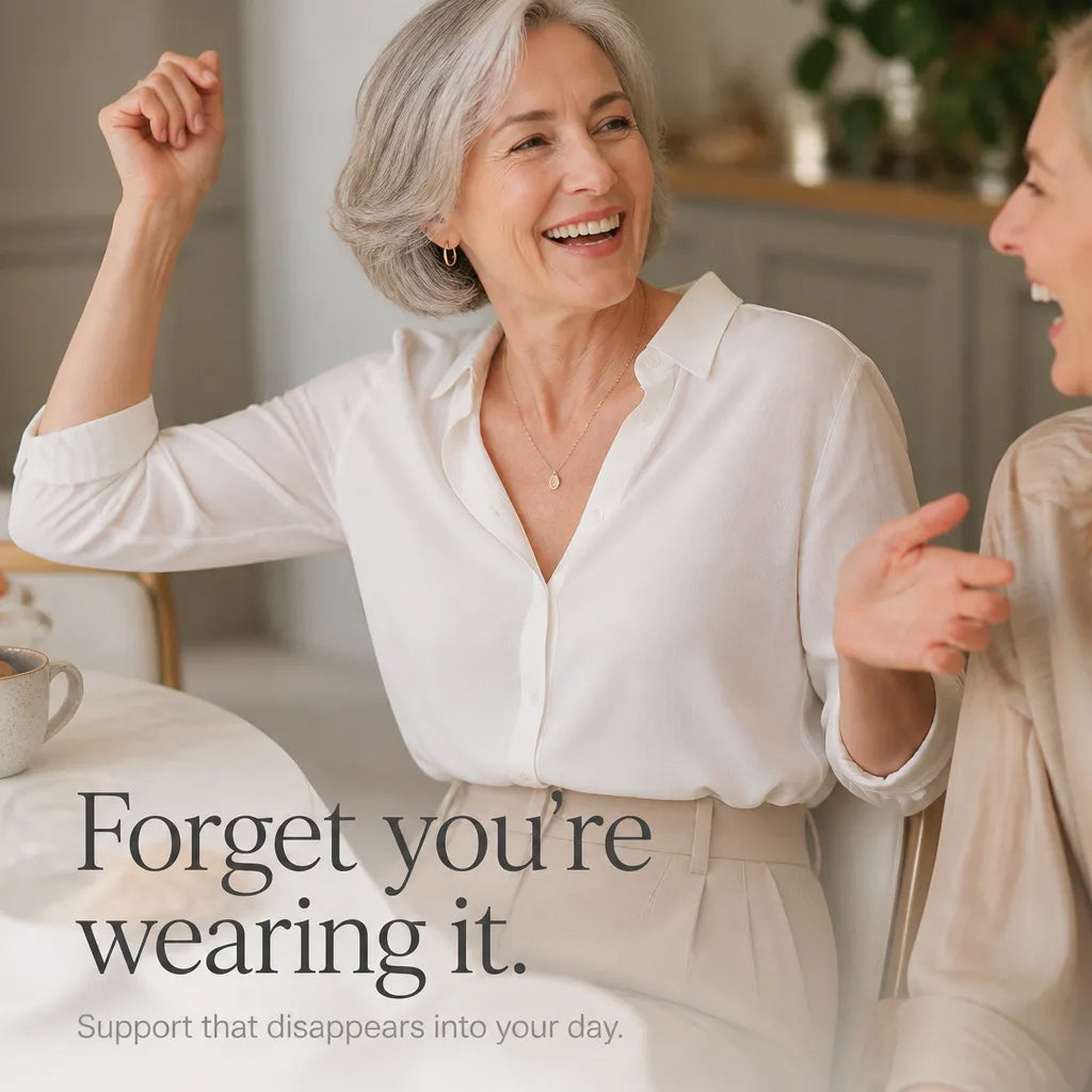 Aluvelle – Wireless Lift Bra with Breathable Mesh & Lace-look V-Neck