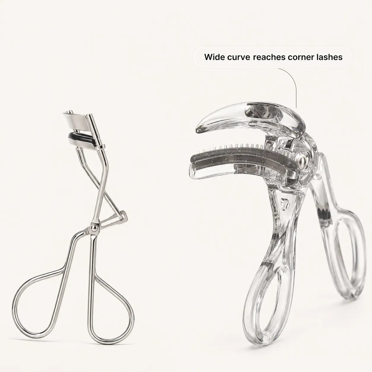 LashLift – Clear Eyelash Curler with Built-In Separating Comb
