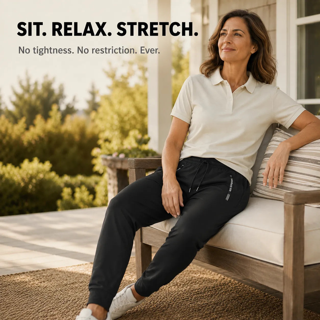 Kolvex – Ice Silk look Cooling Stretch Pants with Zip Pockets