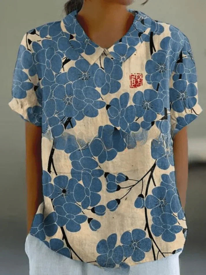 Devika | Floral Pattern Blouse