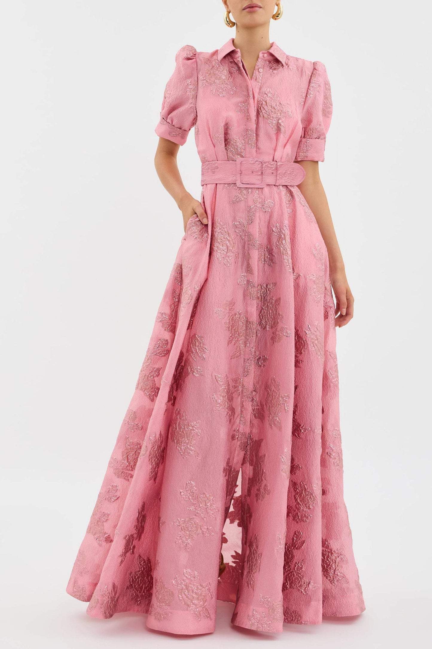 Olivia - Short Puff Sleeves Dress