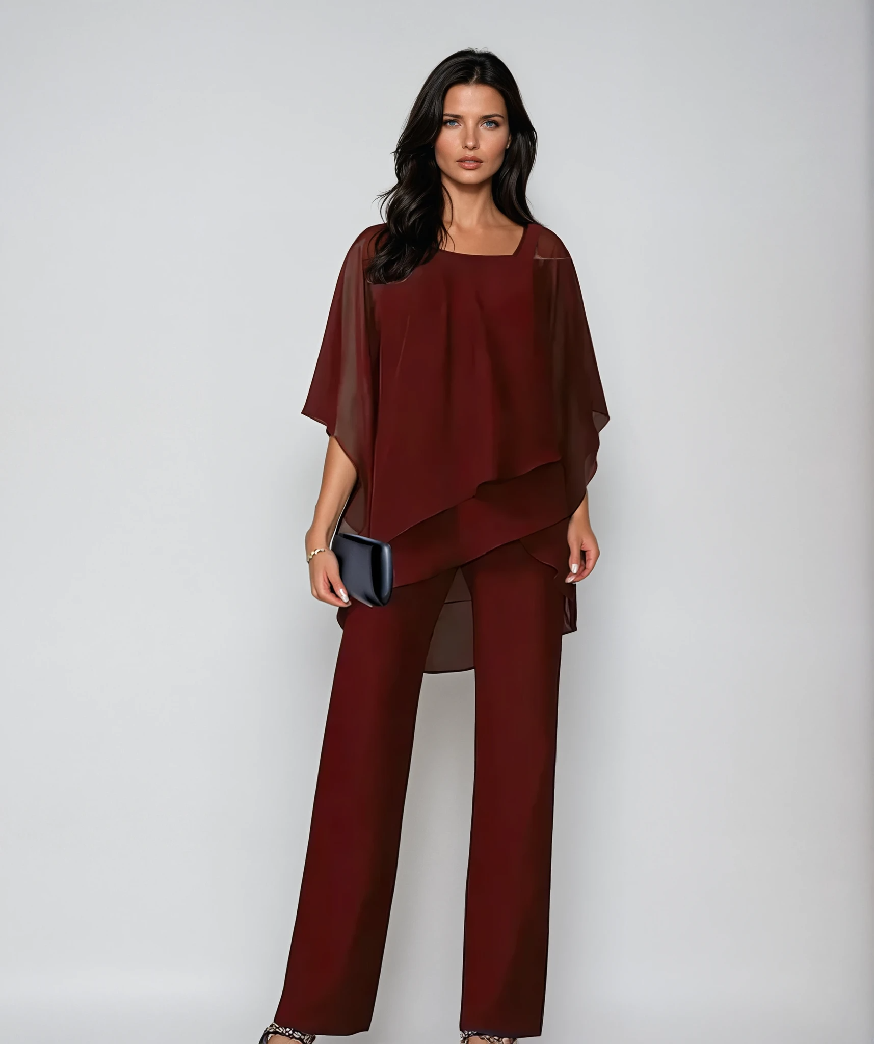 Cynthia | Elegant Layered Two Piece Dressy Summer Set