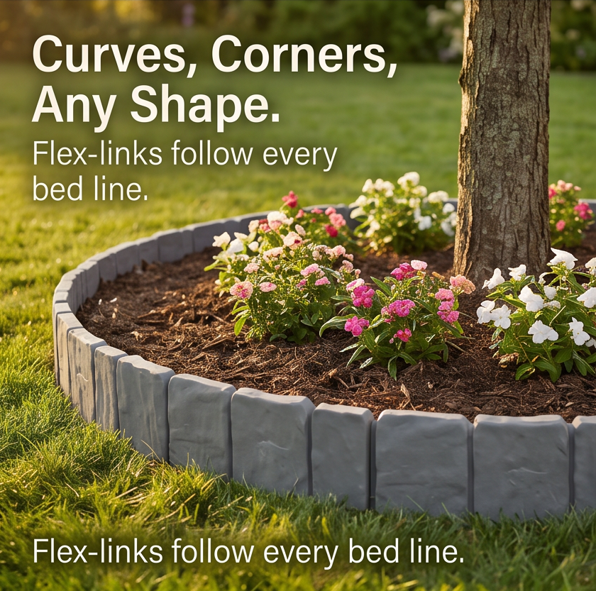 Lawnframe – Hammer-In Stone Garden Edging