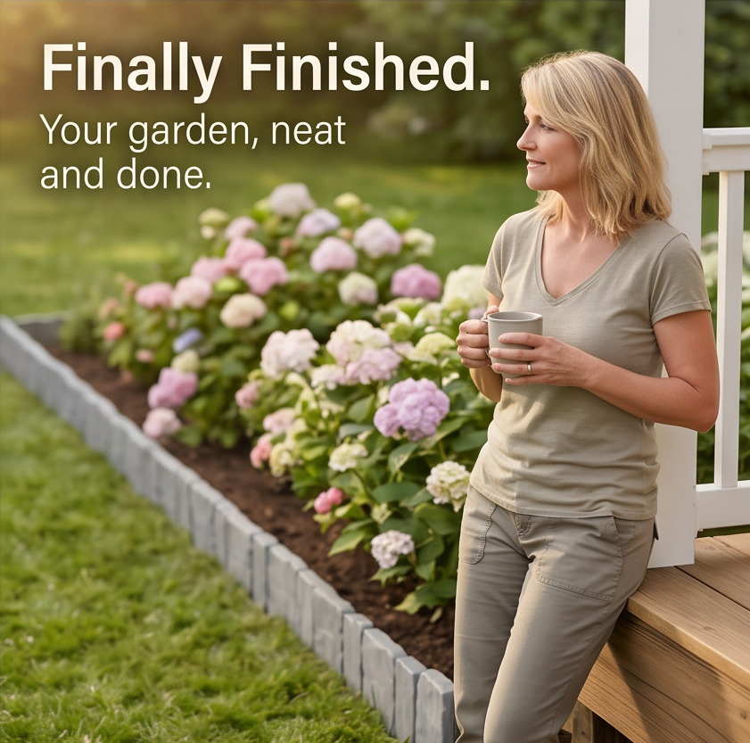 Lawnframe – Hammer-In Stone Garden Edging