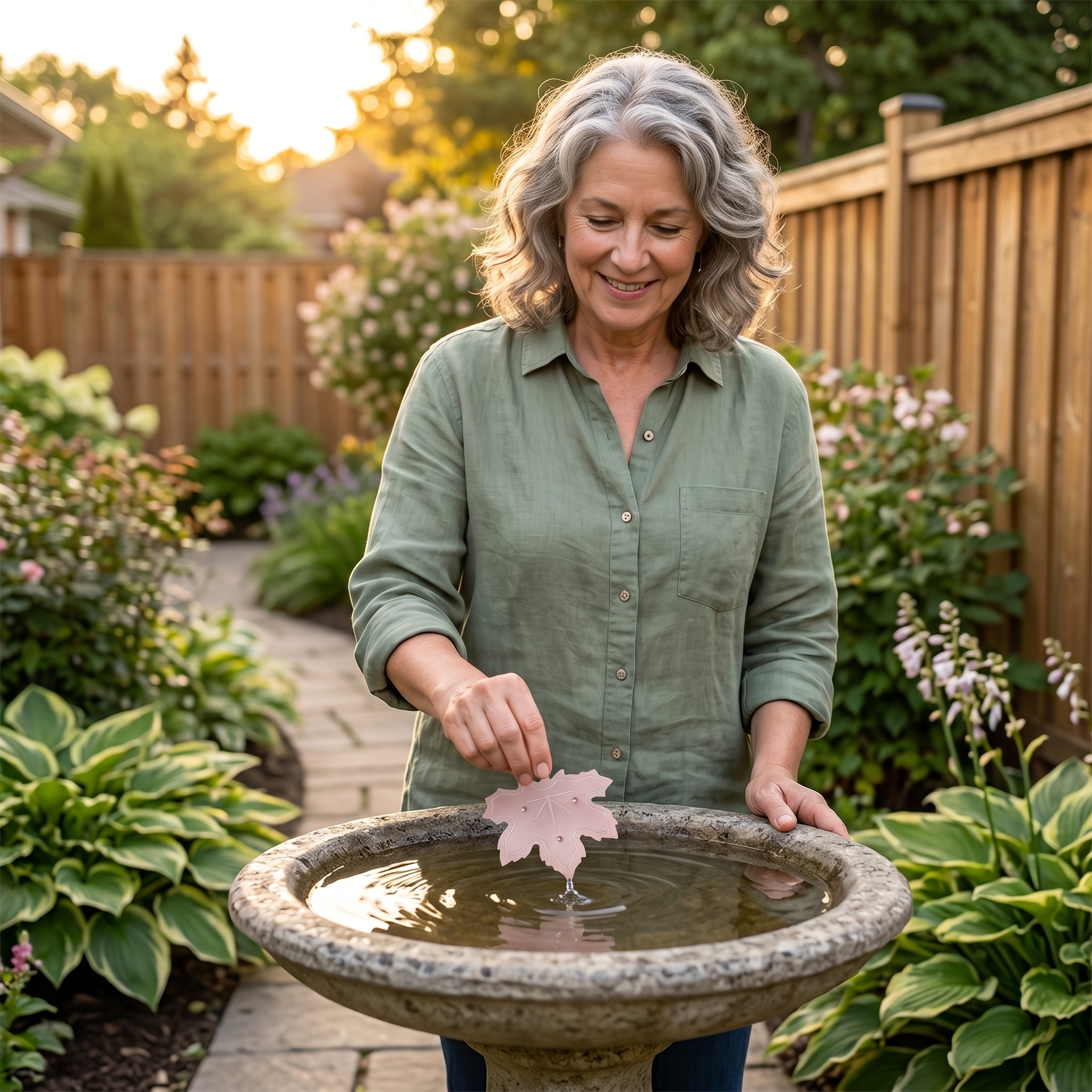 Coppera – Copper Leaf Bird Bath Purifier
