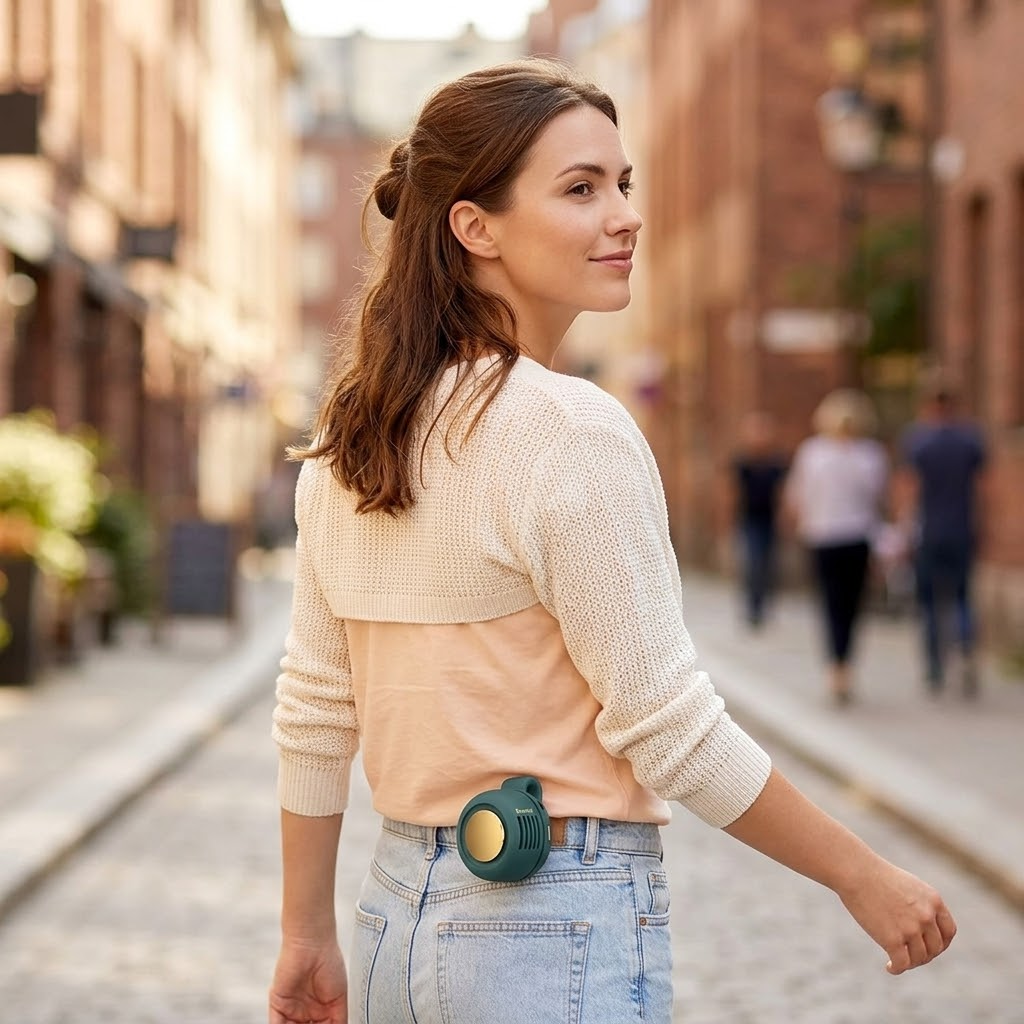 Breezly – Hands-Free Clip-On Cooling Fan