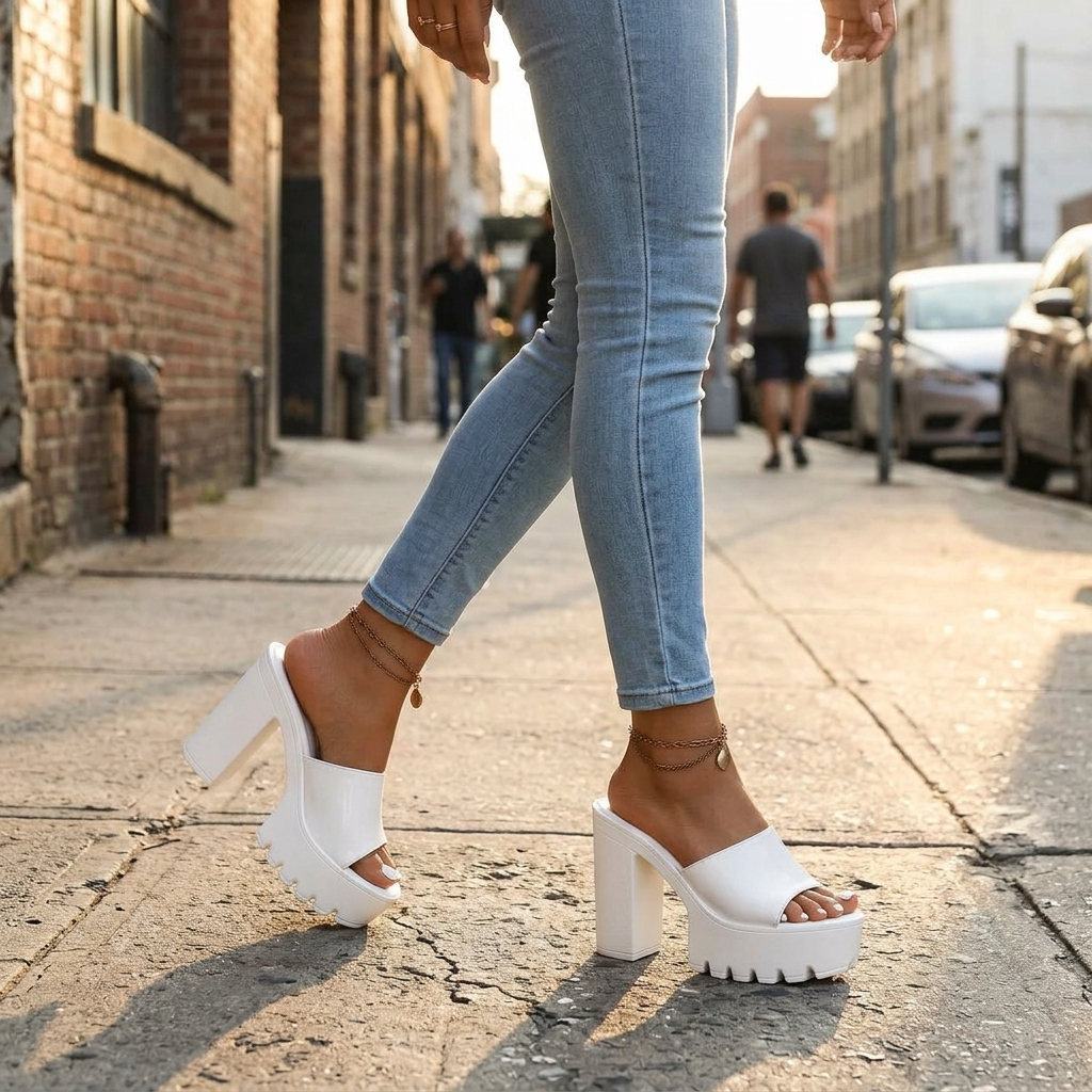 Elvara – Chunky Platform Heel Sandals