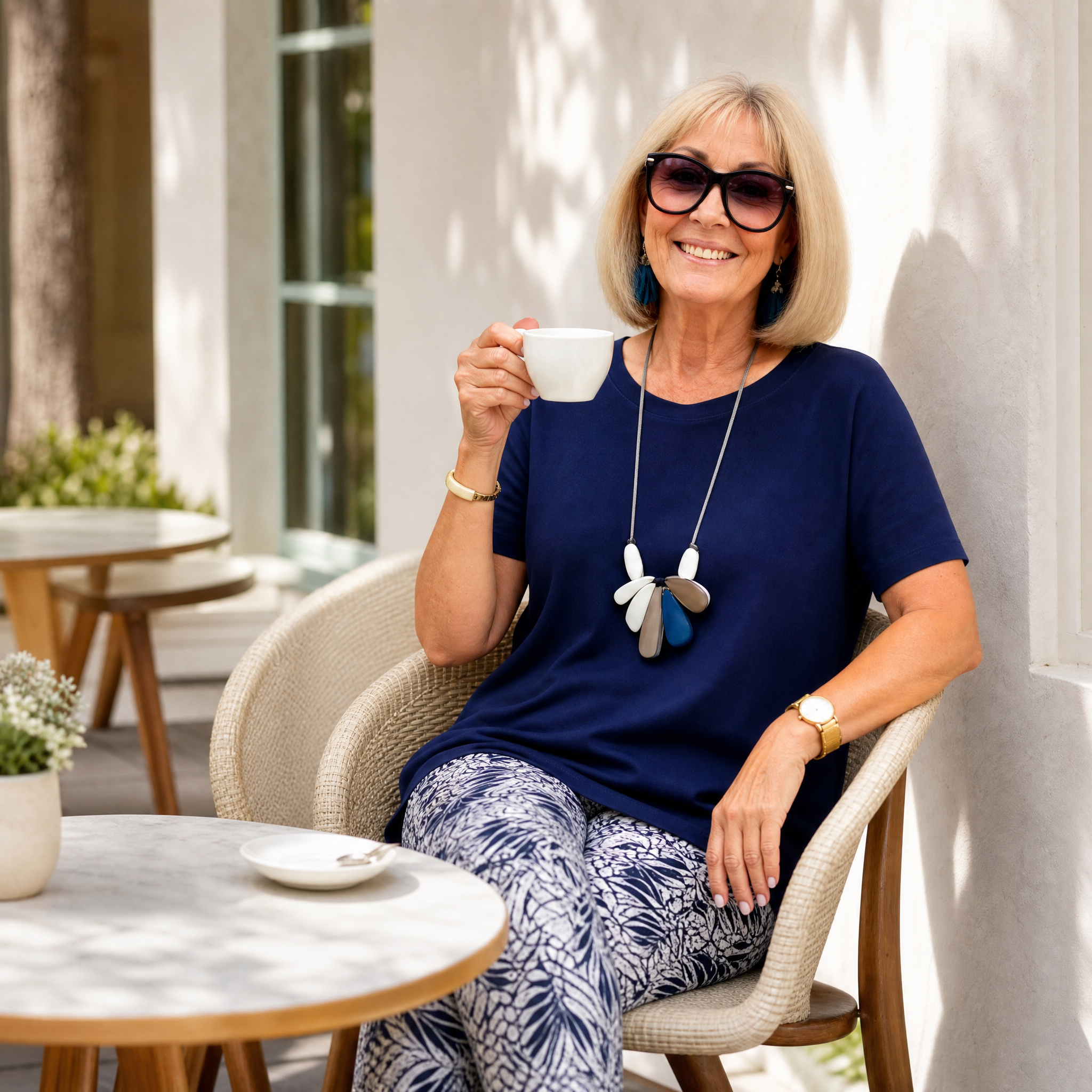 Helen – Women's Effortless Coastal Two-Piece Set