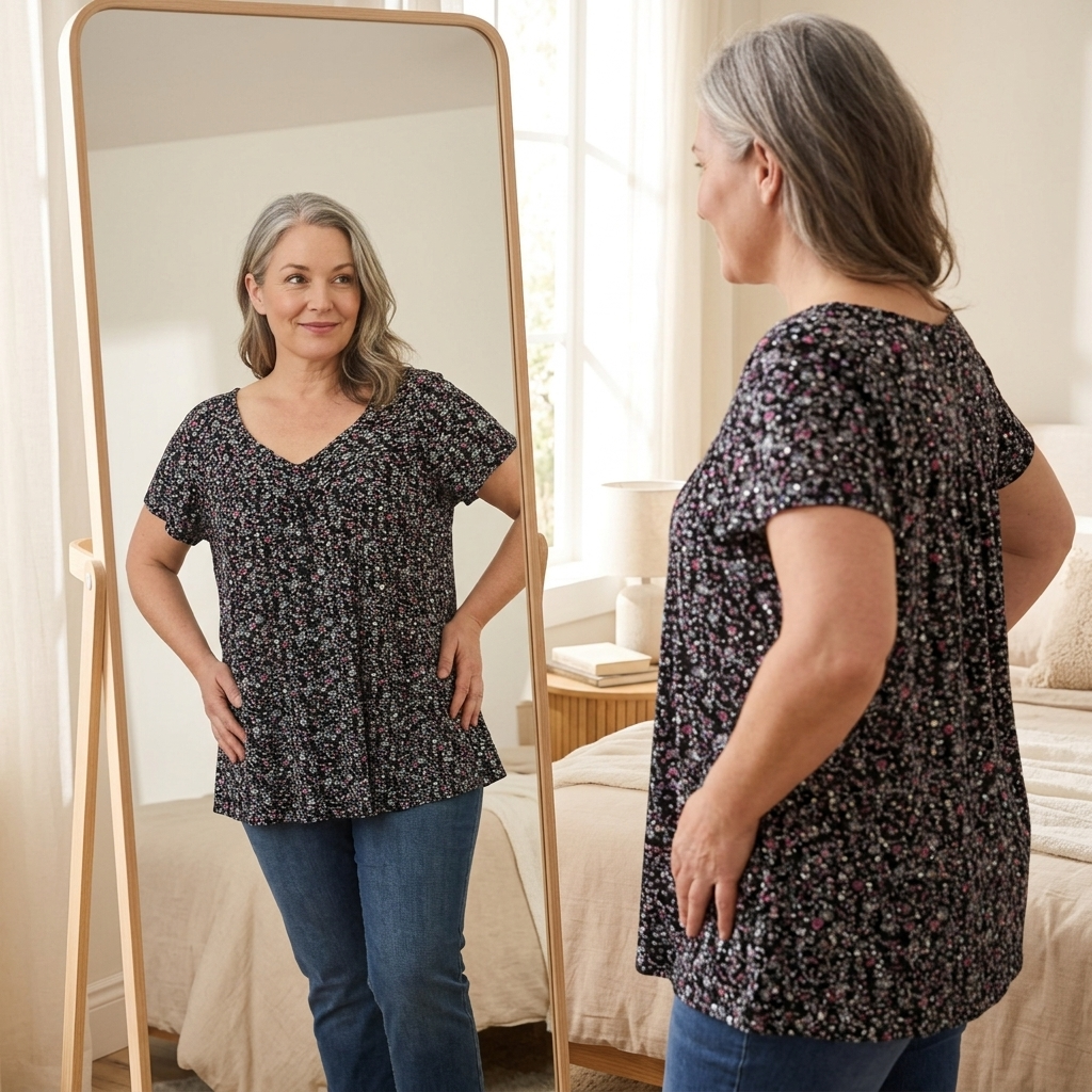 Floressa – Women's Breezy Floral Cotton Top