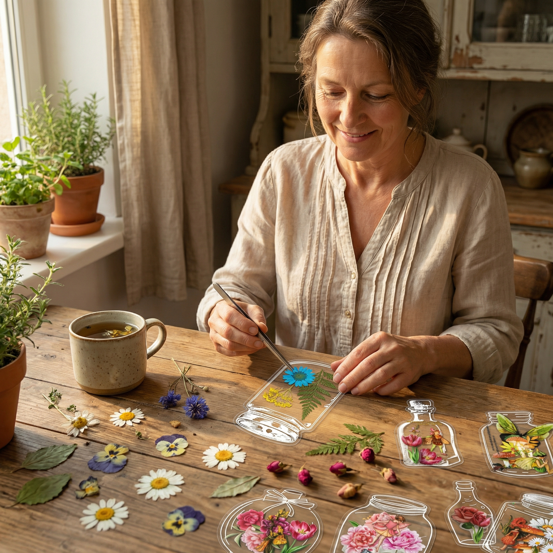 Blossomtabs – DIY Flower Bookmark Kit for Book Lovers