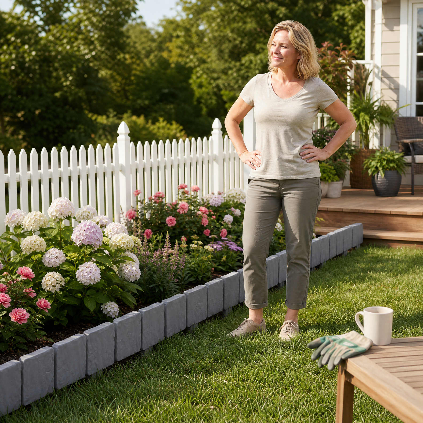 Lawnframe – Hammer-In Stone Garden Edging