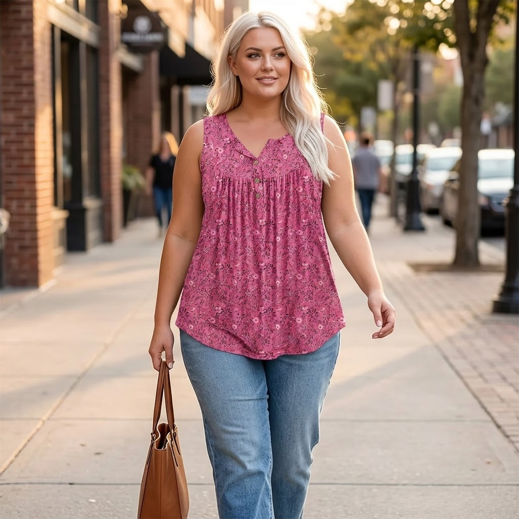 Florelle – Flowy Sleeveless Summer Top