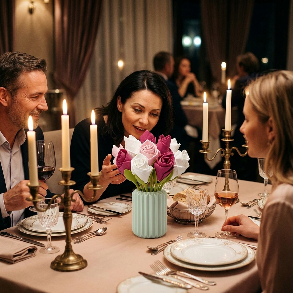 Florenza – Napkin Flower Creator for Elegant Tables