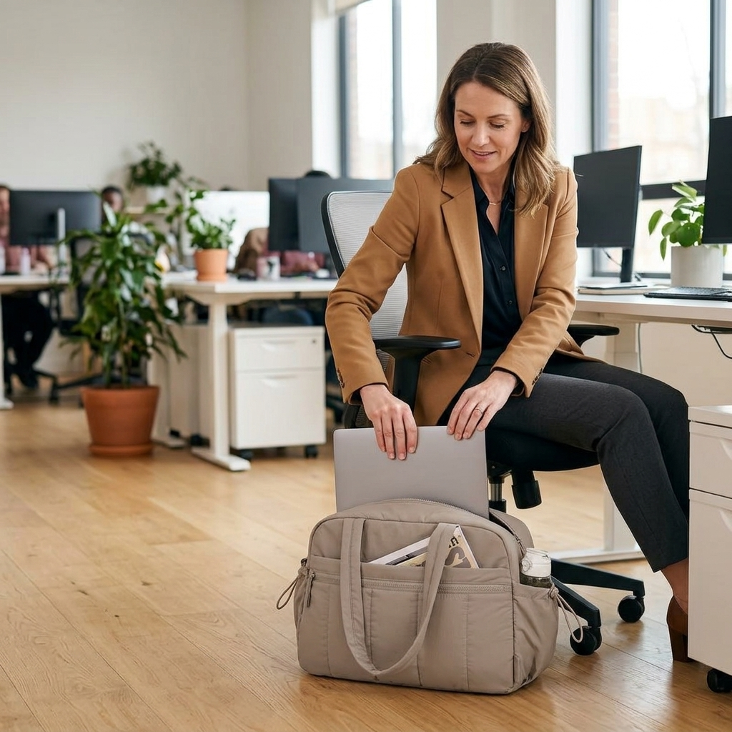 Cloudara - Lightweight Quilted Carry All Tote