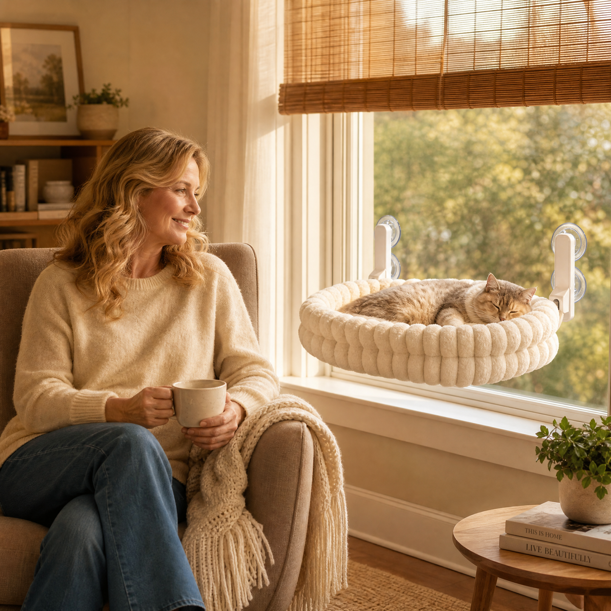 Lumiclaw – Foldable Window Cat Bed