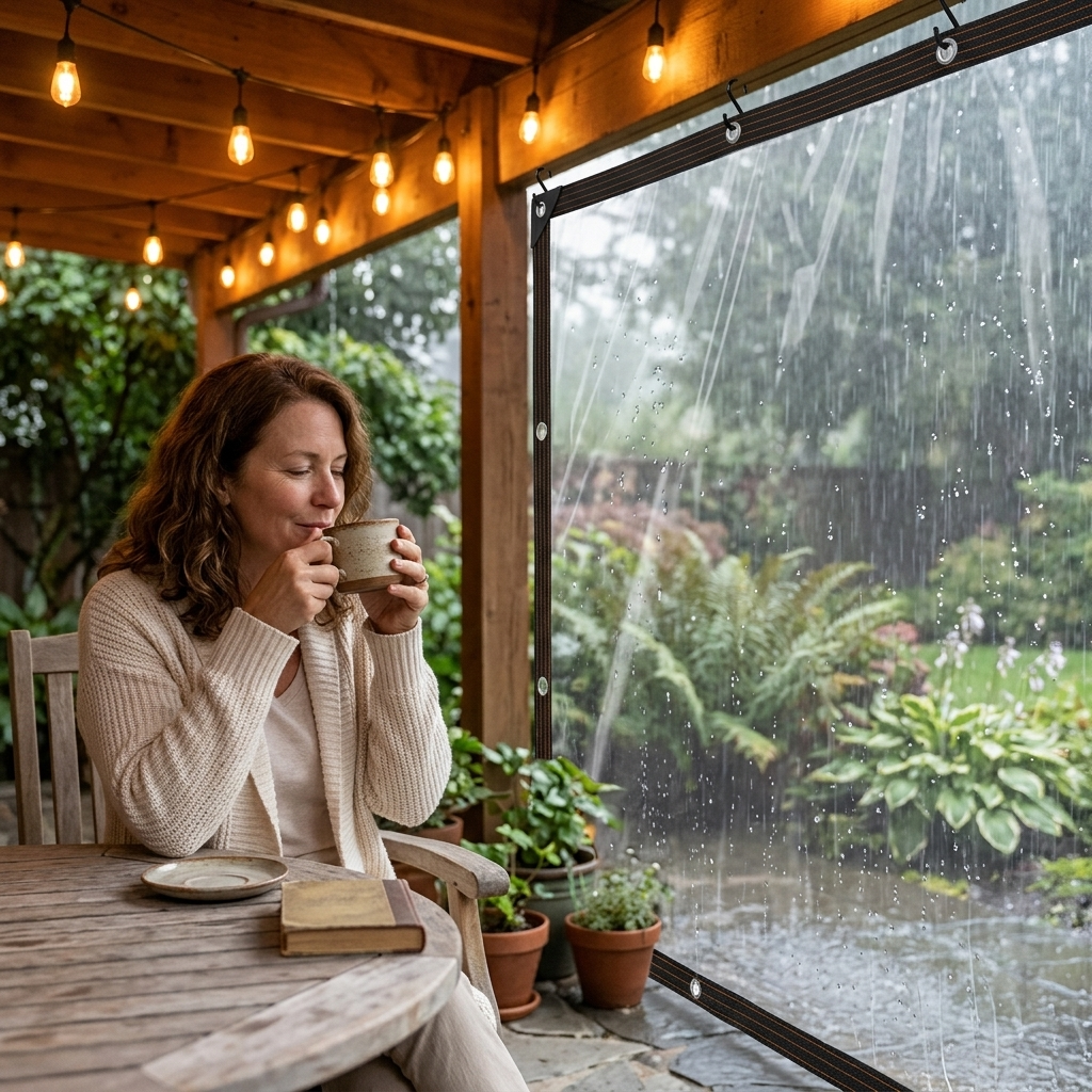 Clearvana – Clear Heavy-Duty Patio Tarp