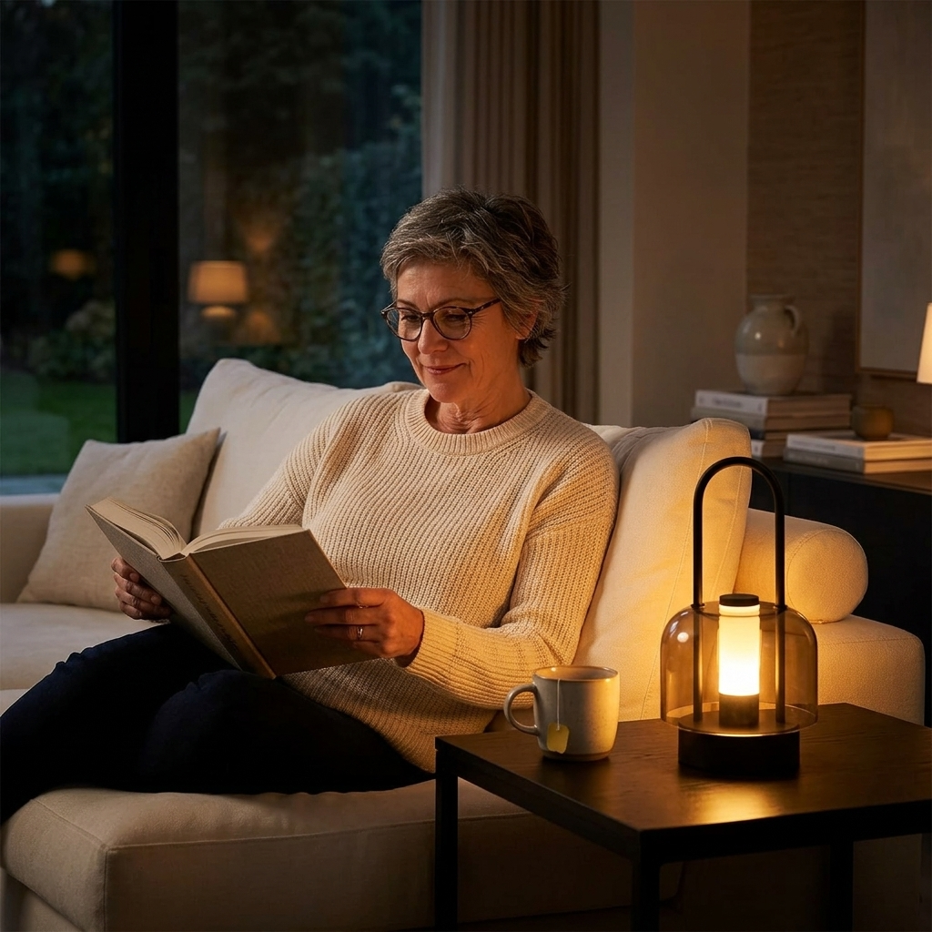 Lumora – Rechargeable Smoked LED Lantern