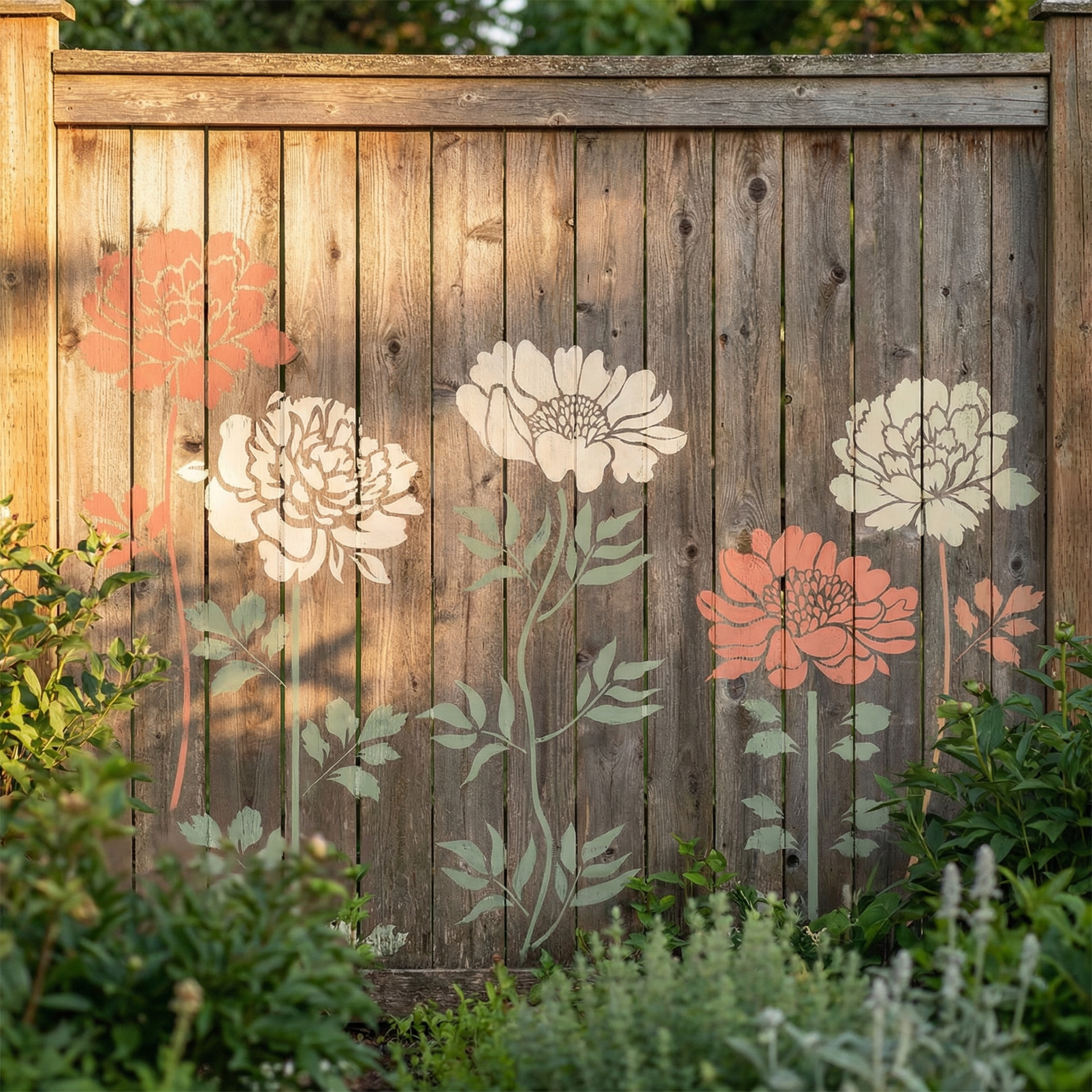 Florenza – Large Reusable Flower Stencils (Set of 6)