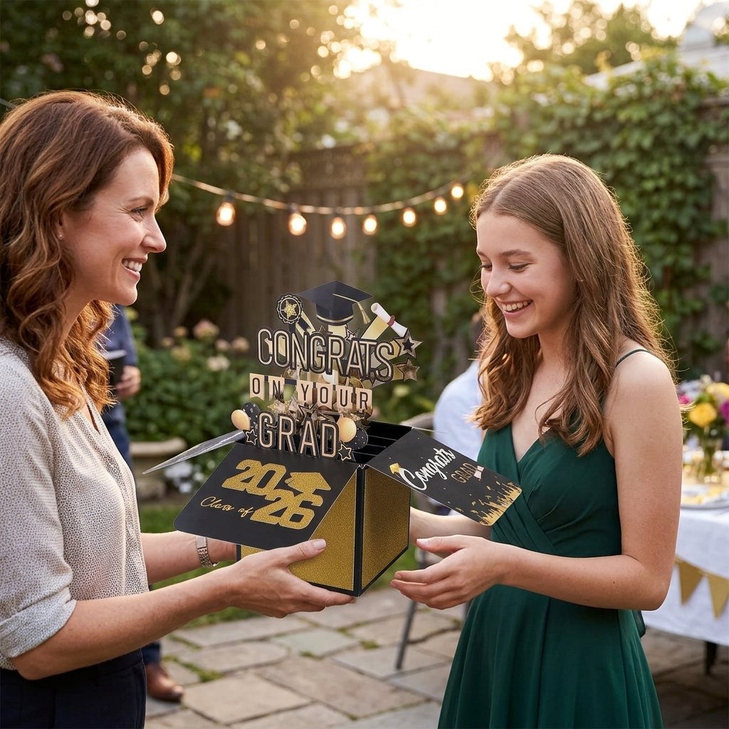 LumiCard – 3D Pop-Up Graduation Card for Class of 2026