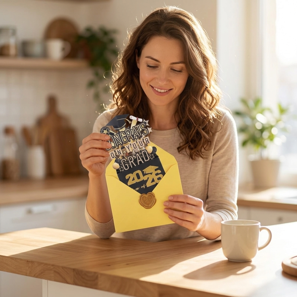 LumiCard – 3D Pop-Up Graduation Card for Class of 2026