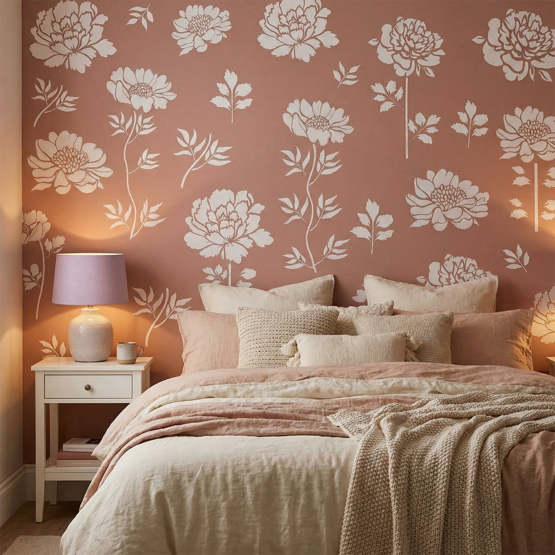 Florenza – Large Reusable Flower Stencils (Set of 6)