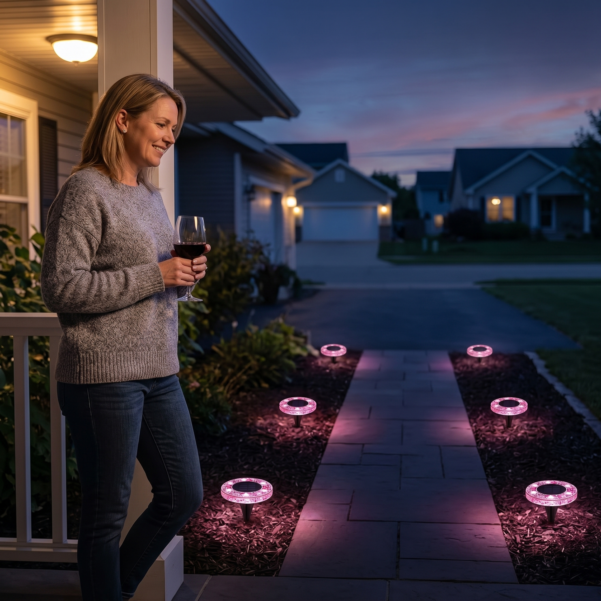 Glowmara – Decorative Mosaic Solar Path Lights