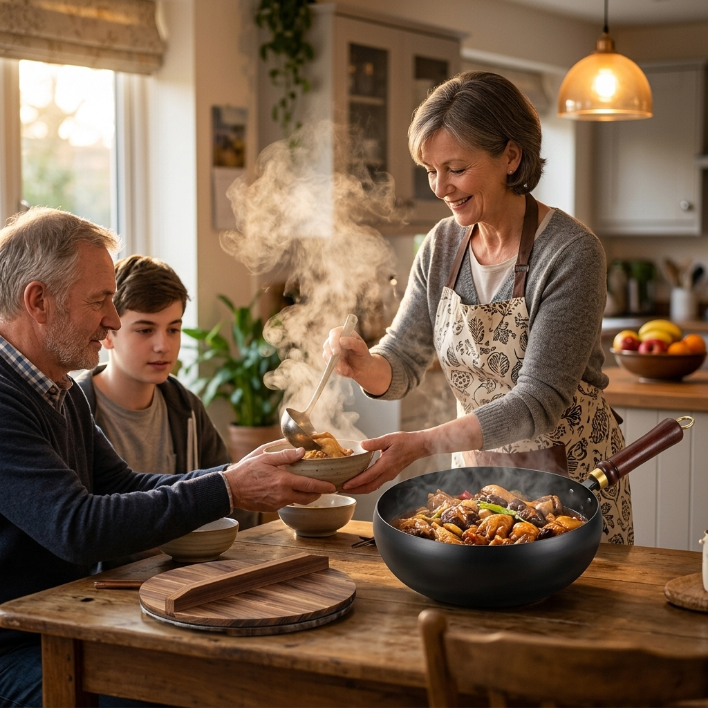 Forgehome – Deep Belly Cast Iron Wok with Lid