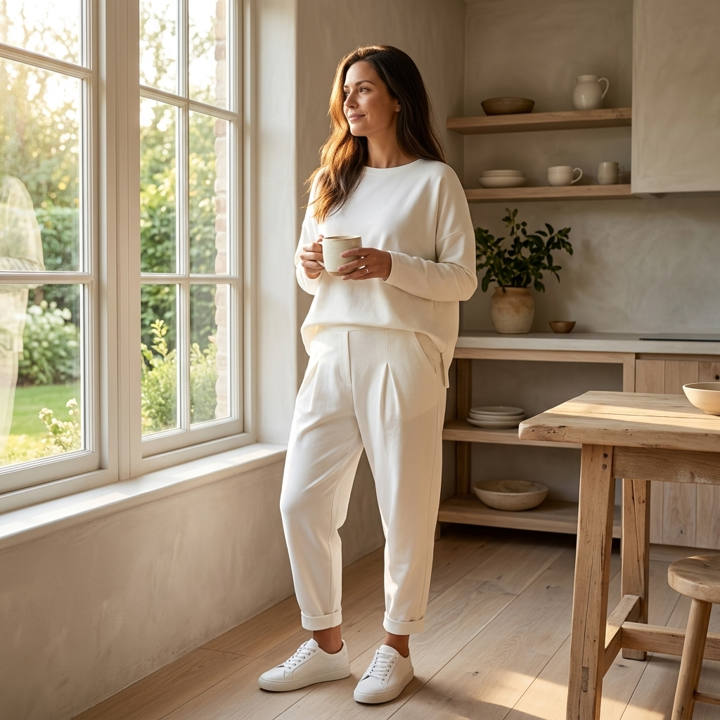 Lunaire – Women's Cotton Two Piece Lounge Set
