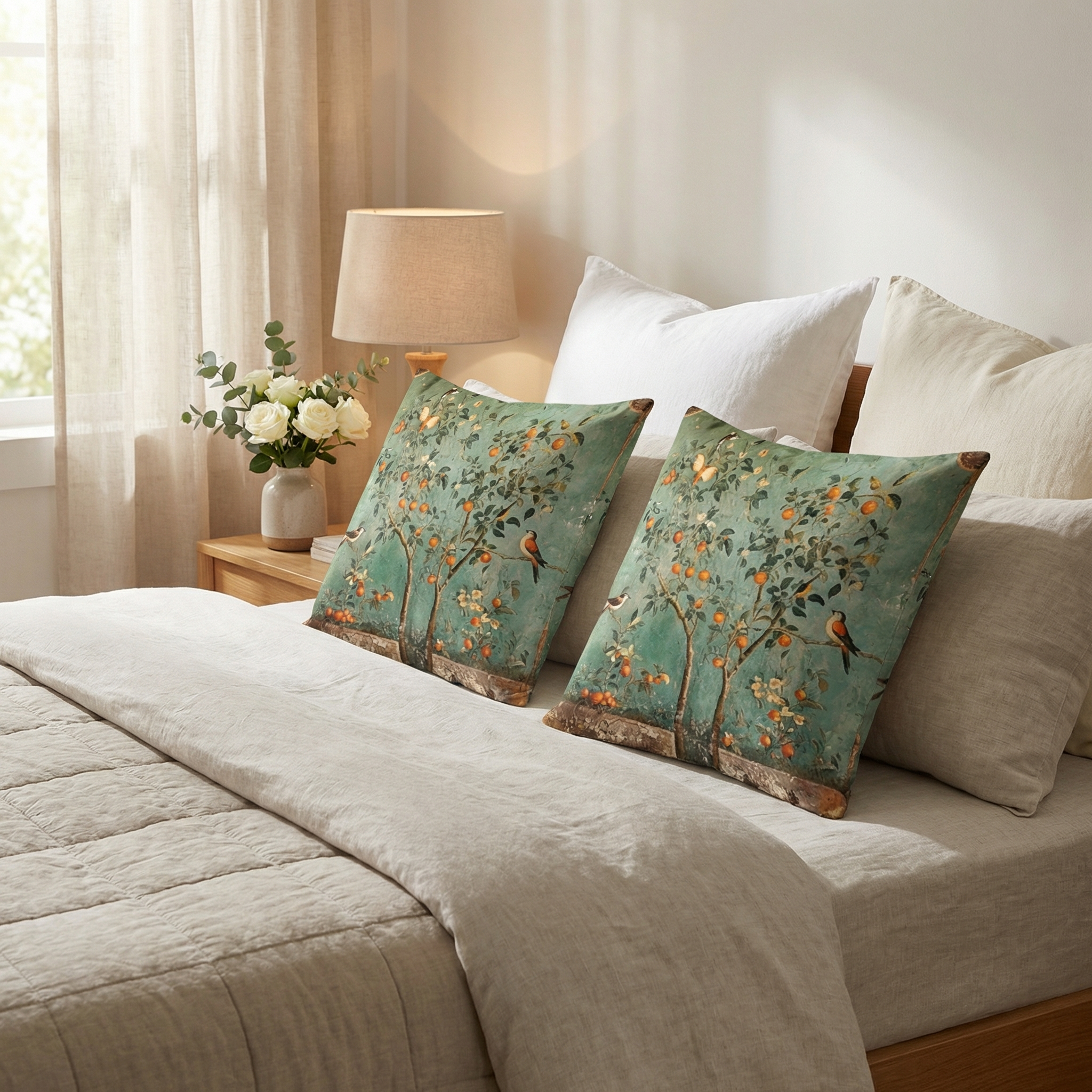 Bloomshire – Vintage Botanical Pillow Covers