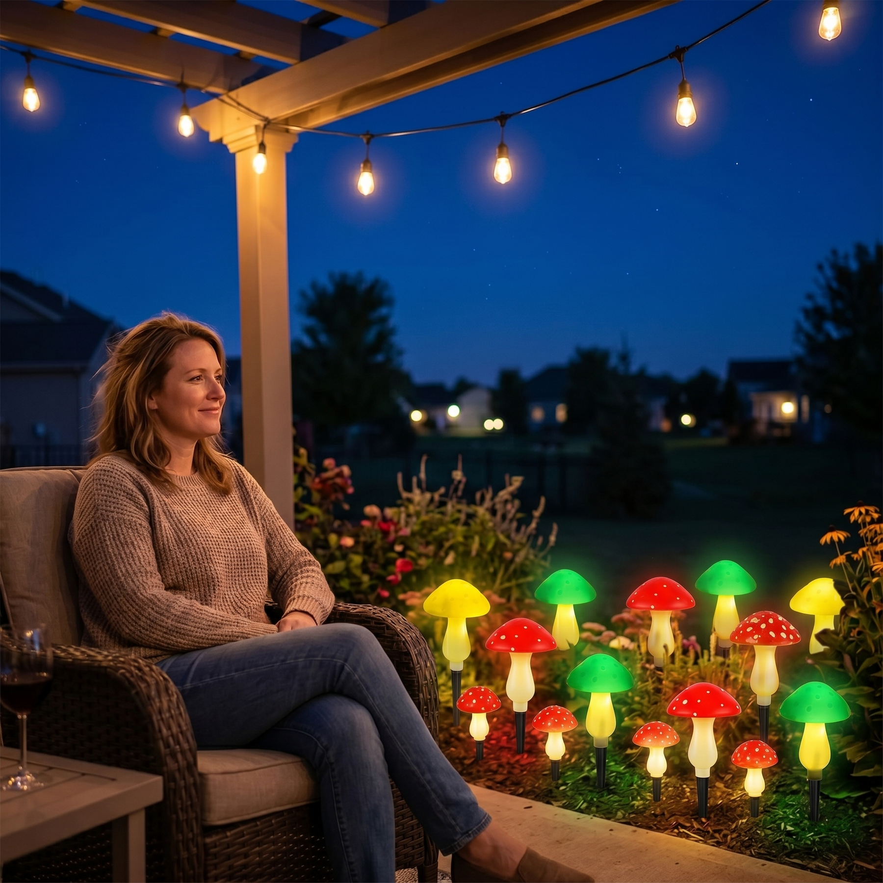 Glowvara – Solar Mushroom Lights for Garden Paths