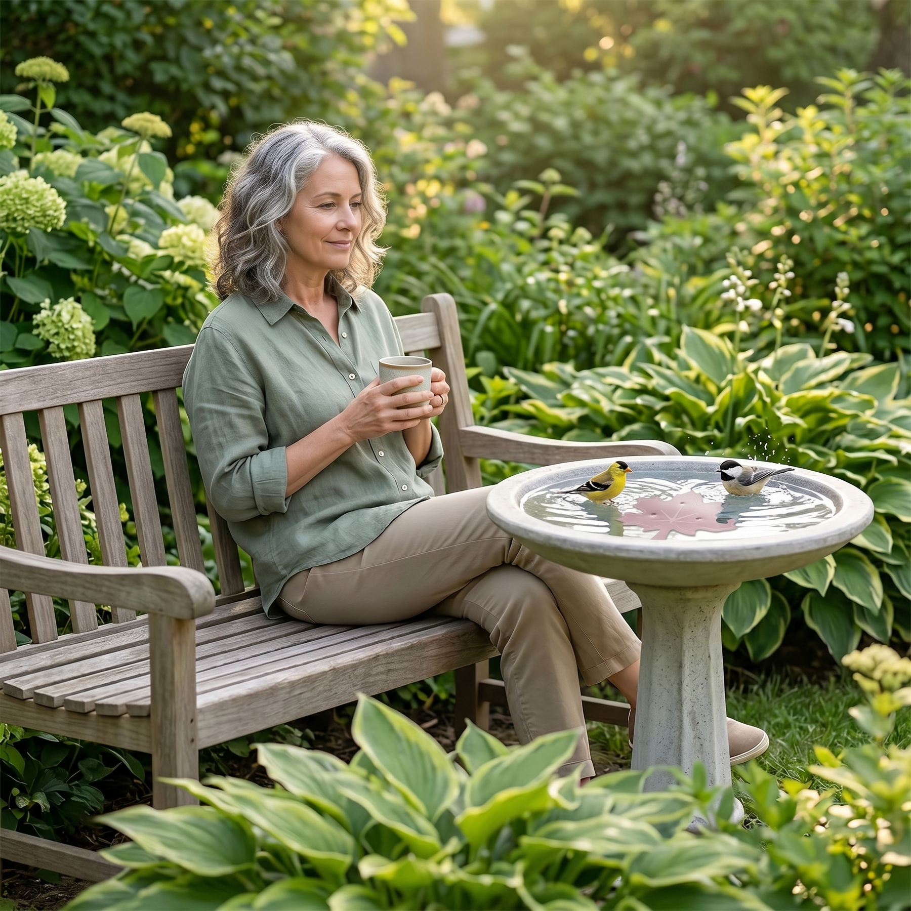 Coppera – Copper Leaf Bird Bath Purifier